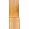 Ekena Millwork Portland Rough Sawn Timber Gable Bracket, Western Red Cedar, 36"W x 16"H x 6"D x 6"F, 11/12 Pitch GBW036X16X0606POR00RWR - alternate 3